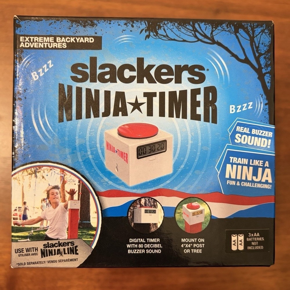 Slackers Ninja Timer American Ninja Warrior Digital Buzzer SLA.755 NEW